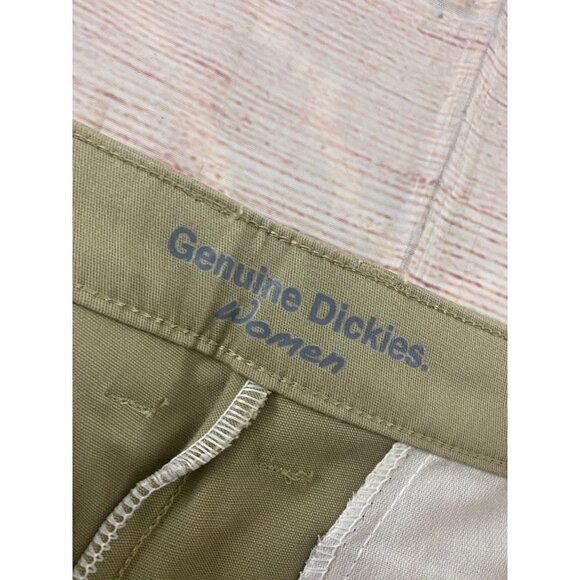 NWT Genuine Dickies Women's Slim Beige Pants - 16P - Picture 7 of 12